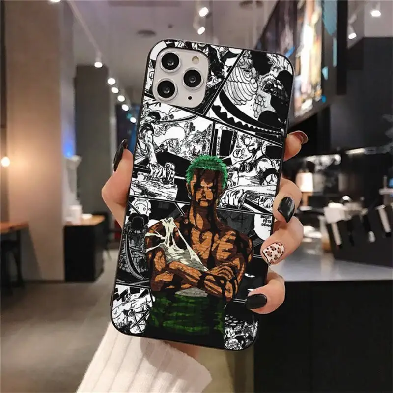 13 pro max case Anime Comics One Piece Luffy Roronoa Zoro Phone Case For iphone 13 12 11 Pro Mini XS Max 8 7 Plus X SE 2020 XR cover 13 pro max case iPhone 13 Pro Max