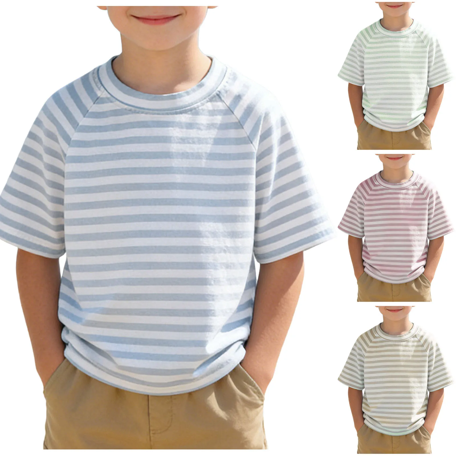 4t 소년 긴 소매 편안하고 통기성이 좋은 세련된 루즈핏 반팔 셔츠 소년 청소년 긴 소매 그래픽 티셔츠