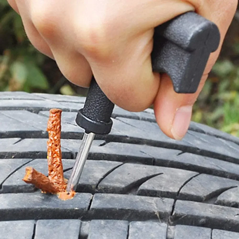 Car Tire Repair Tools Kit with Glue Rubber Stripes