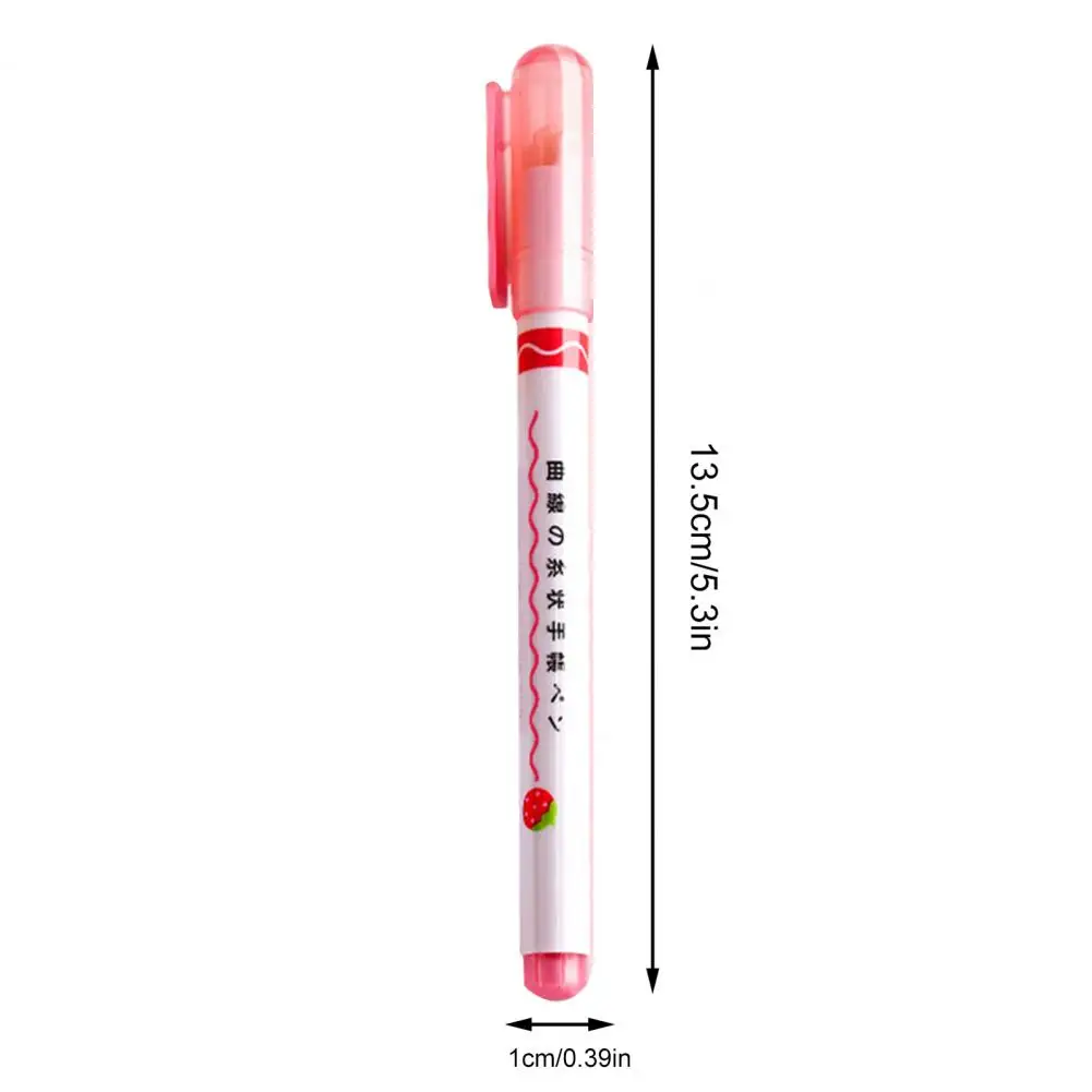 6Pcs Border Marker Pen Set Graphic Highlighters Curve Border Pens Journal Planner Scrapbook Art Stamp Pens School Supplies