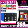 EU US STOCK 3.2V 360Ah LiFePO4 Battery 10000+ Cycles Brand New for Camping RV Boats Yacht Golf Carts Forklift Solar Cells NO TAX 1