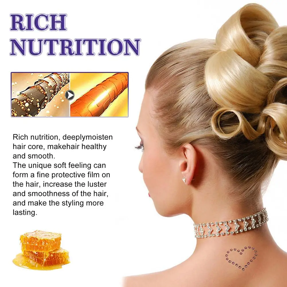 Description Picture 5 of itemHair Wax Stick Prevent Frizz Arrange Loose Smooth Styling Long-lasting Bar Wax Hair Women Non Styling Natural Greasy Men J7A9