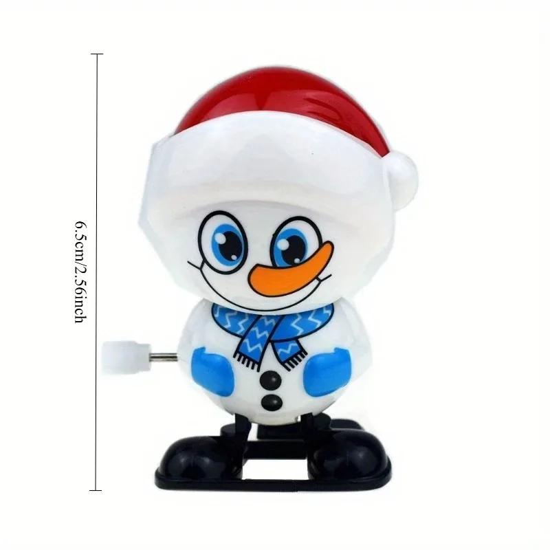1Set/3PCS Santa Claus Toy with Mainspring, Tabletop Decoration, Shaking Snowman Toy, Christmas Gift, Simulated Walking Toy