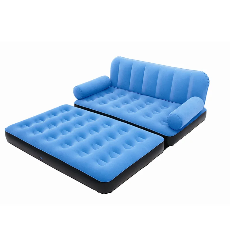 K-STAR Five-in-One Inflatable Sofa Bed Flocking Inflatable Sofa Bed Double Bed Folding Sofa Double Inflatable Leisure Recliner