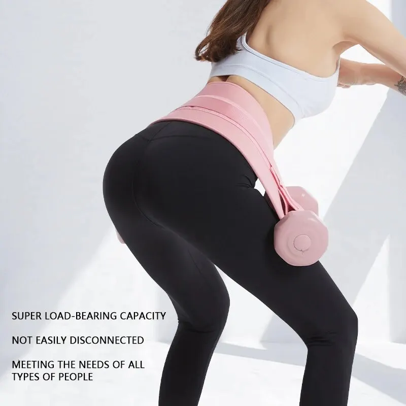 Hip Thrust Belt for Dumbbell Booty Belt for Dumbbells Won't Scratch Hip Non Slip Buckle Easy to Use Home Workouts hip thrust belt