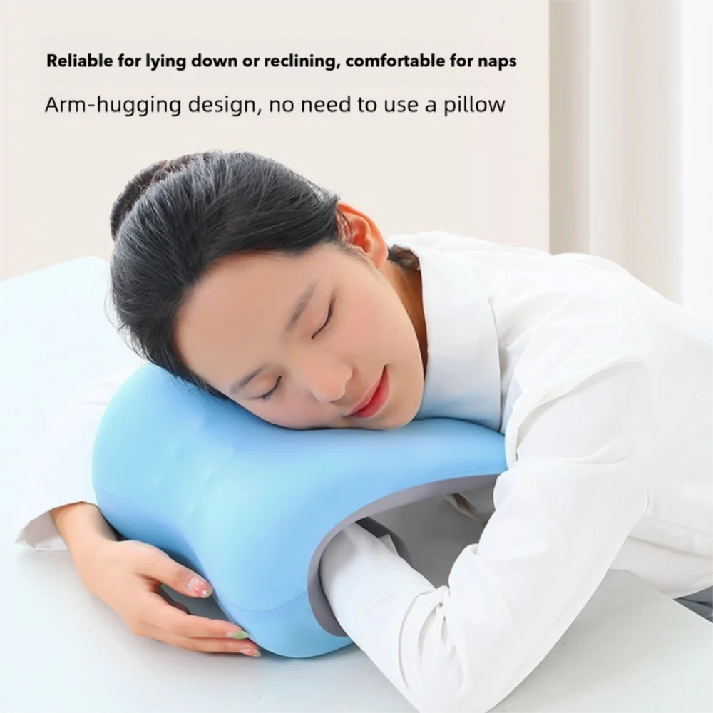 Ergonomic Memory Foam Office Nap Pillow with Breathable Orthopedic Support