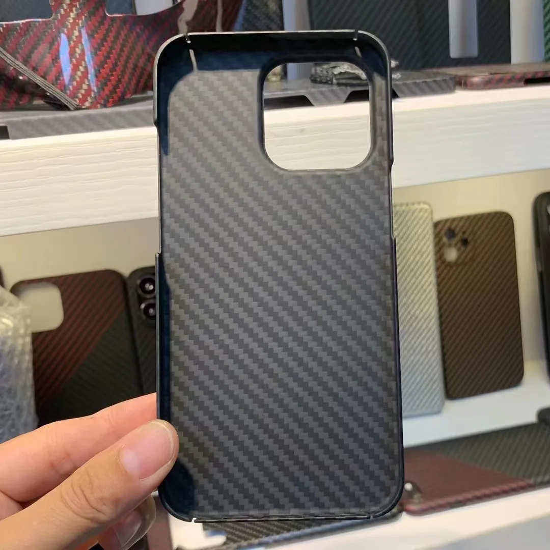 Real Carbon Fiber Phone Case For iPhone 13 Pro Max Cases Ultra-thin drop-resistant Aramid fiber iphone 13 Mini Protection Cover iphone 12 pro max case