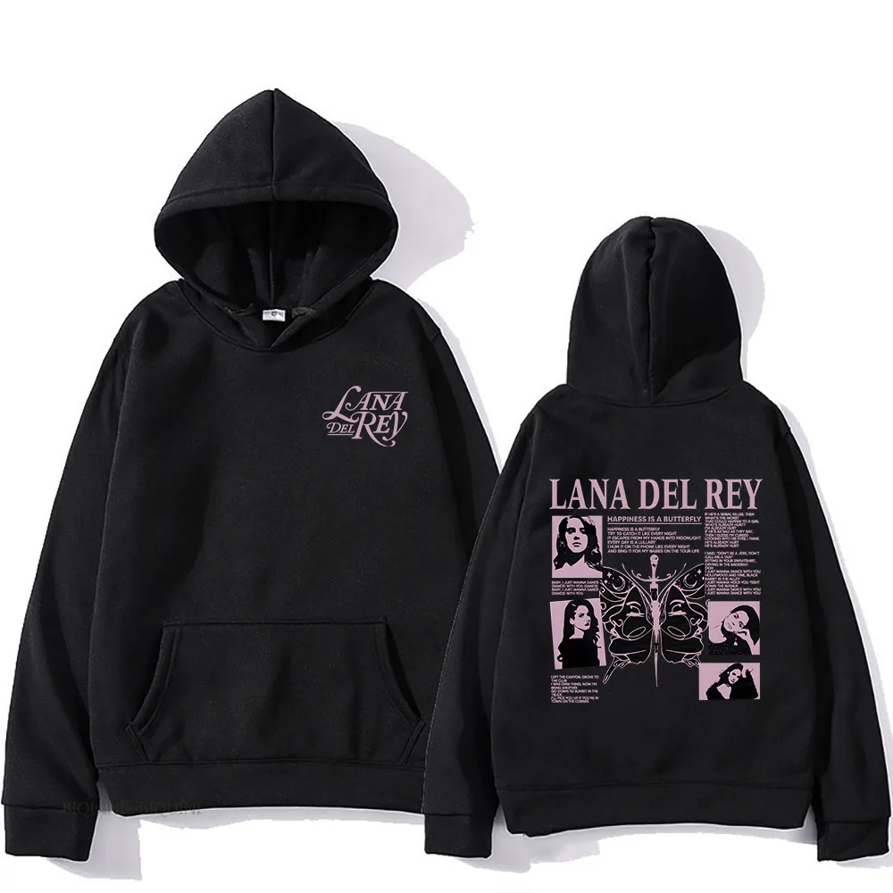 

Lana Del Rey Hoodies Singer Graphic Printing Sweatshirts for Fans Casual Long Sleeve Mens Hooded Pullovers Autumn/Winter Hoody