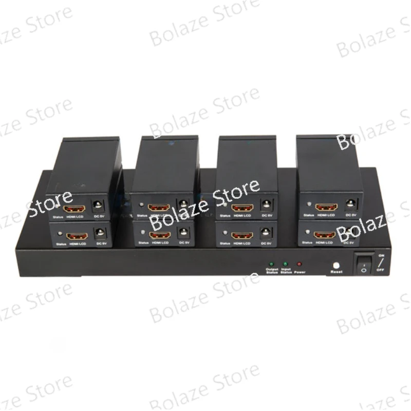 

1X8 Port Via Cat5e/Cat6 Ethernet Cable 7, HDMI Splitter Extender