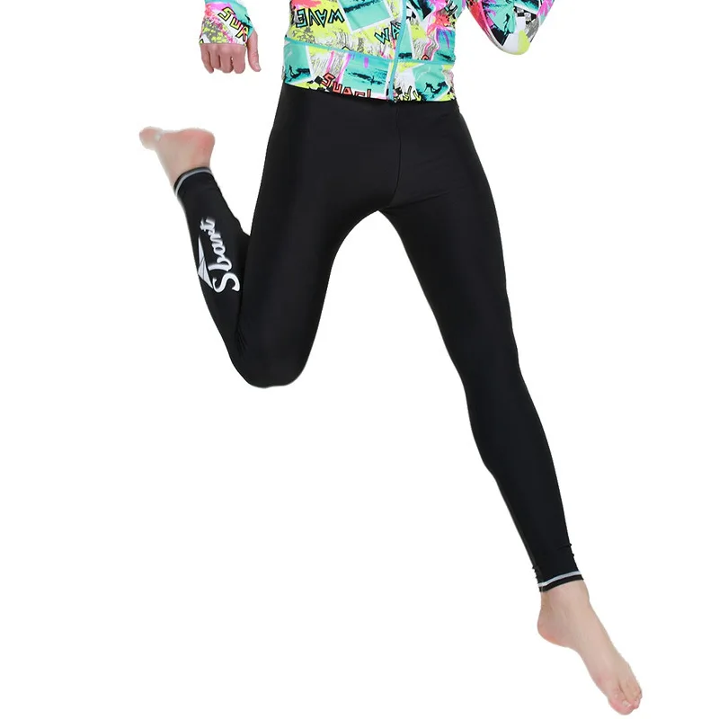 SBART Women Men Surfing Leggings Wetsuit Pant Rash Guard Tight Pants Swimsuit Anti-Jellyfish Snorkeling Trunks Plus Size 3XL L