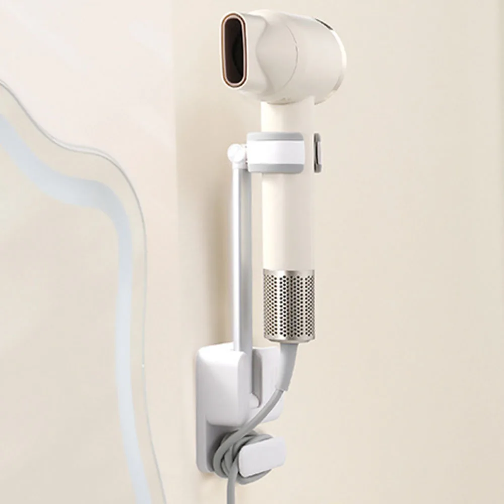 Bathroom Hair Dryer Holder, Multifunctional Adjustable Rack for Living Room 2