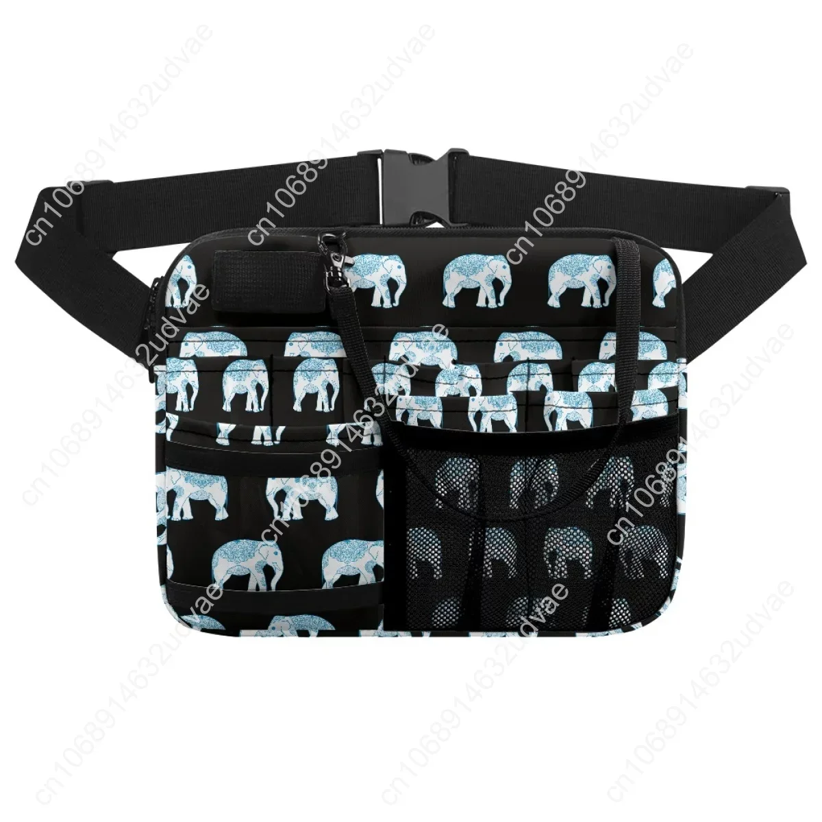 Multi Pocket Adjustable Nurse Waist Bag Bohemian Elephant Designer Casual Utility Belt Bag Physician Assistants Organizer Pouch