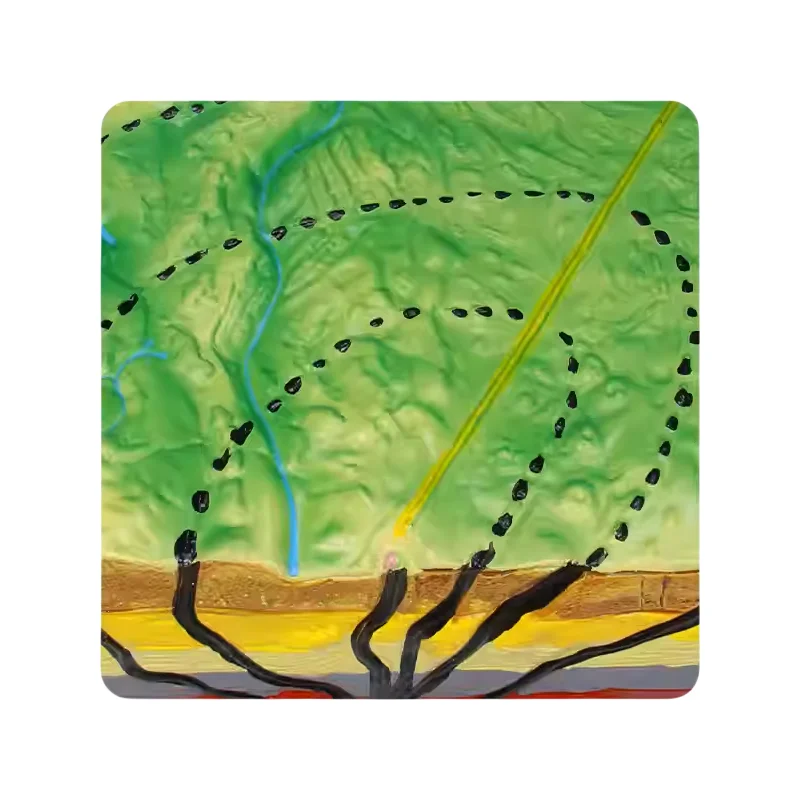 지진 모델 지질학적 지각 운동 지리 교육 도구 중고등학교 지리 지형