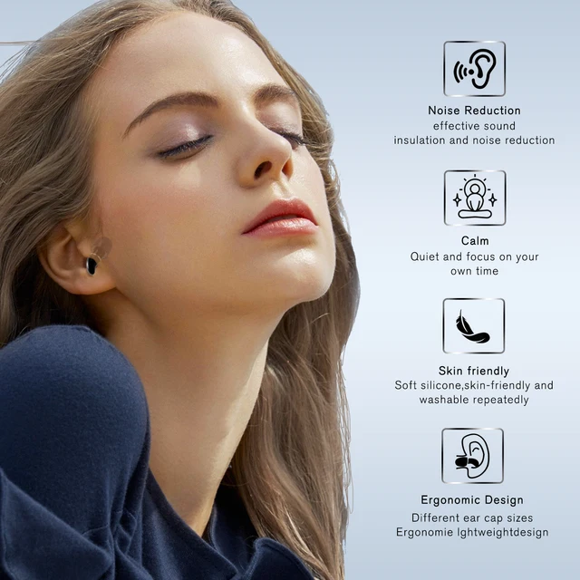 Soundproof Sleep Aid Silicone Earplug Set Noise Reducing Earplugs Concert Waterproof Swimming Ear Protector Safety Protection 3