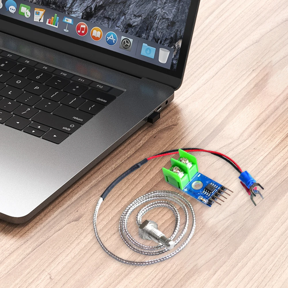 MAX6675 Thermocouple Module Board SPI Interface K Type Temperature Measurement Sensor Module Range 0℃-1024℃ for Arduino DIY