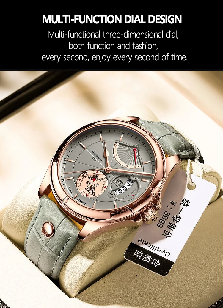 2022 New Men Watch Fashion Top Brand Luxury Sport Men's Wristwatch Waterproof Leather Date Quartz Watches Man Relogio Masculino