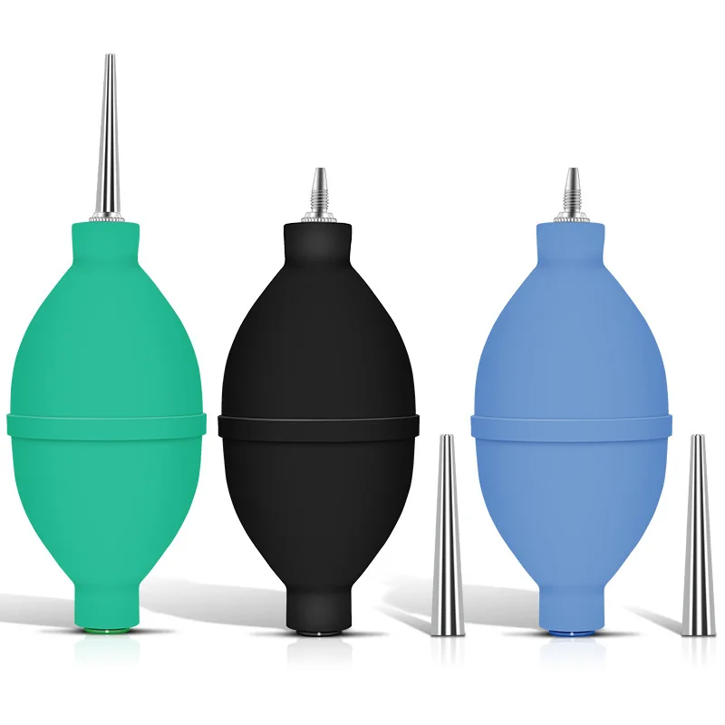 에어 블로워 먼지 청소 펜, 휴대용 강력한 에어 블로워 볼, 휴대폰 수리용, 키보드 카메라 렌즈 청소 도구, 노즐 포함