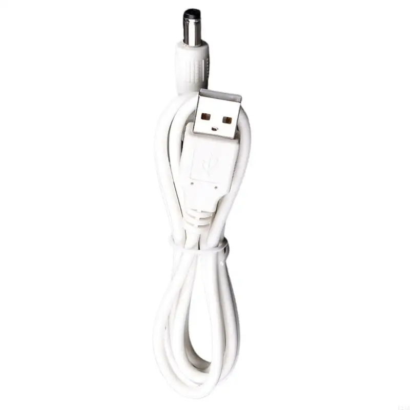 USB DC5.5x2.5mm 전원 케이블 직선 / 곡선 헤드 충전 코드 편리