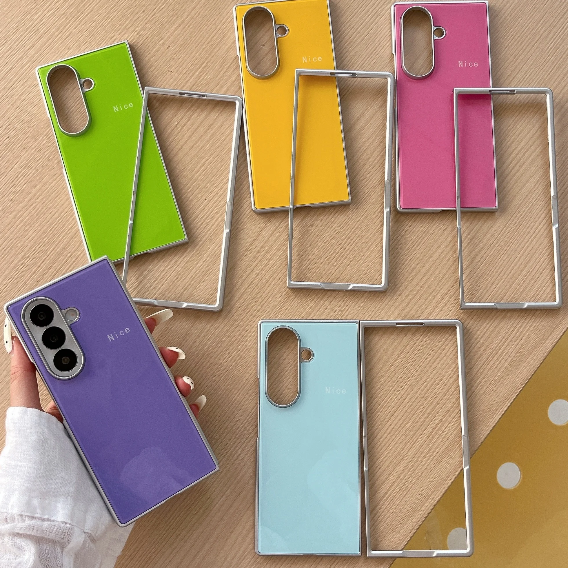 Vibrant Candy Color Electroplated Shockproof Phone Case