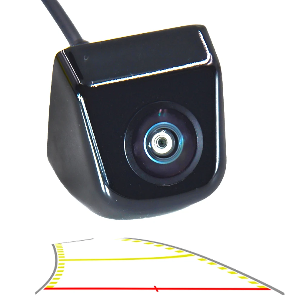170 Degree Car Parking Rear View Camera 4089T Chips Night Vision Auto Reverse Backup Assistance Intelligent Dynamic Trajectory