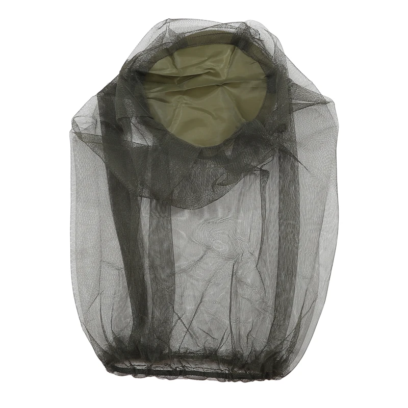 Mosquito Hat Net Face Head Protector Foldable Outdoor Insect Gnat Head Cover Anti-mosquito Beekeeper Net Mask Protection Mosquito Net Head Net