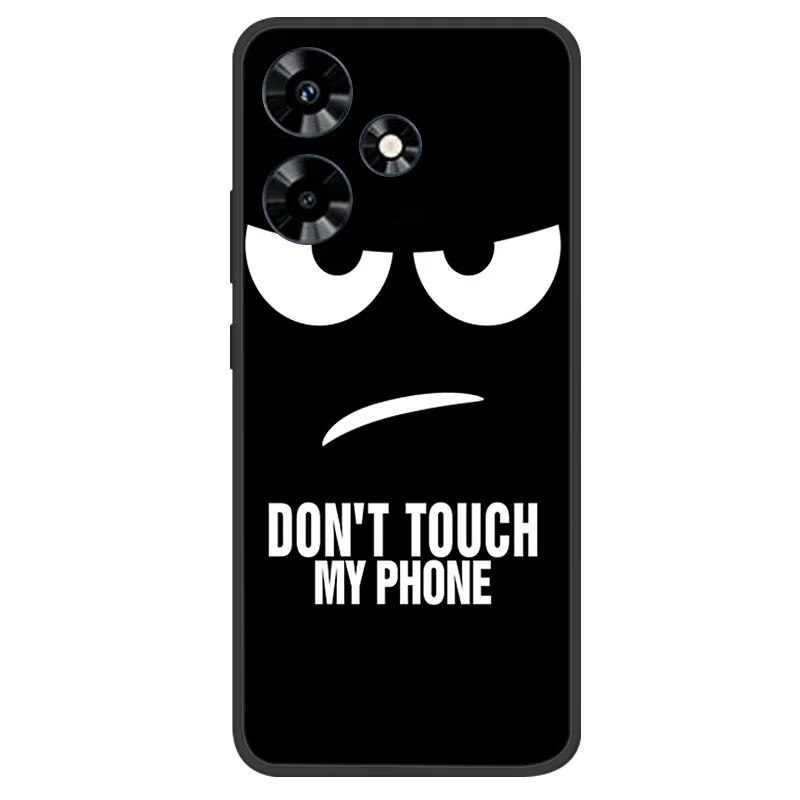 Elegant Black Silicone Butterfly Phone Cover - Soft Protective Bumper Case