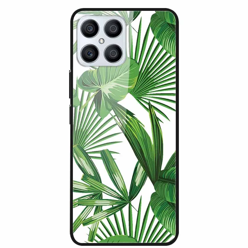 Роскошный чехол для Honor X8, чехол из закаленного стекла для Honor X 8 4G, задний бампер из ТПУ для HonorX8 2022, чехол для телефона 2 3 (art.: 3920c4ce99360) - 3920c4ce99360