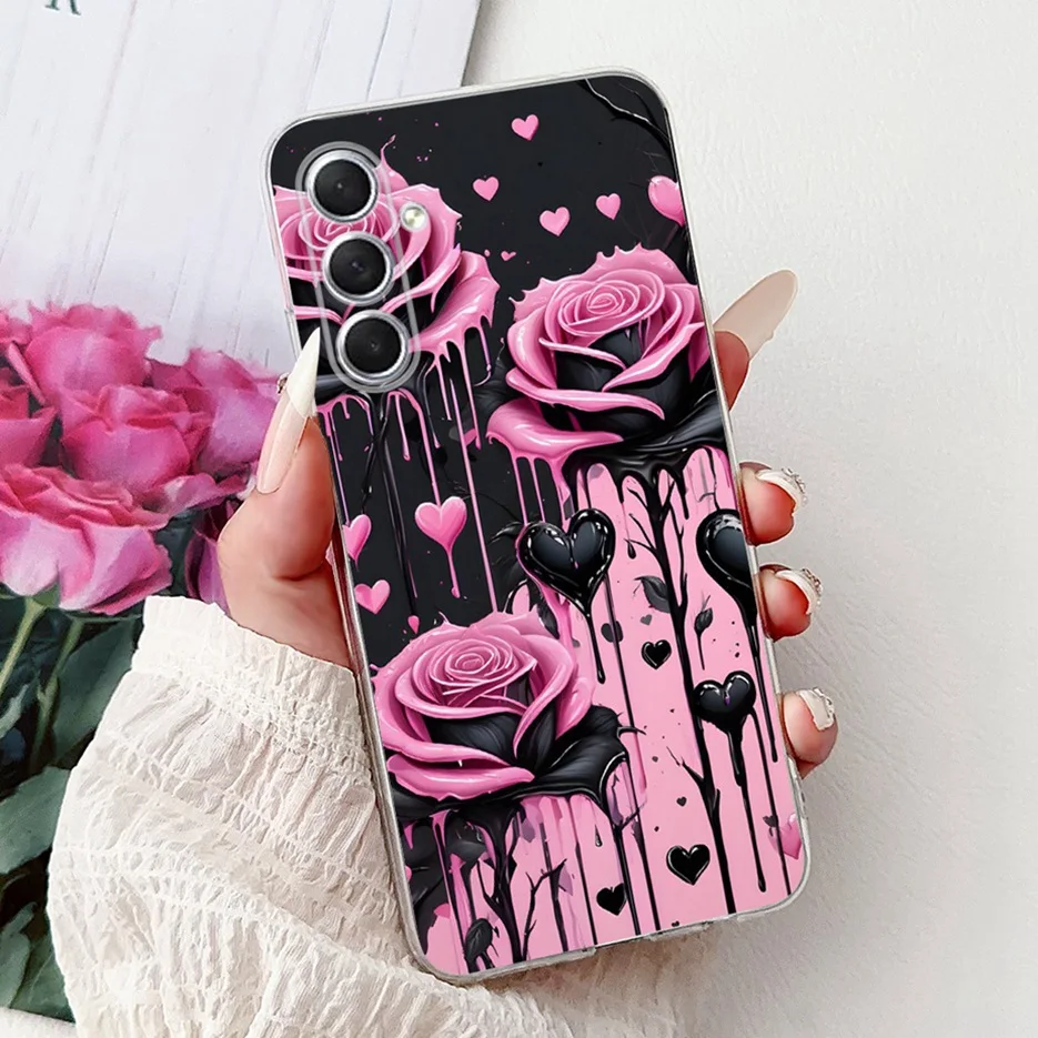 Luxury Painted Soft Slim Phone Case - Elegant Back Cover Coque