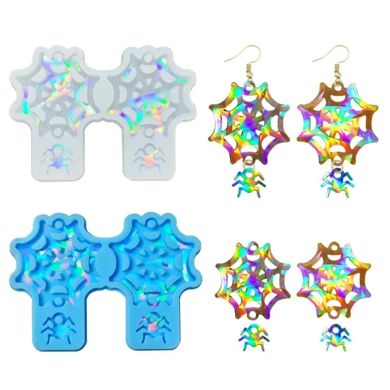 

Cobweb Shaped Keychain Moulds Resin Mold Pendant Molds Silicone Material for DIY Pendant Crafts and Jewelry Hand Making