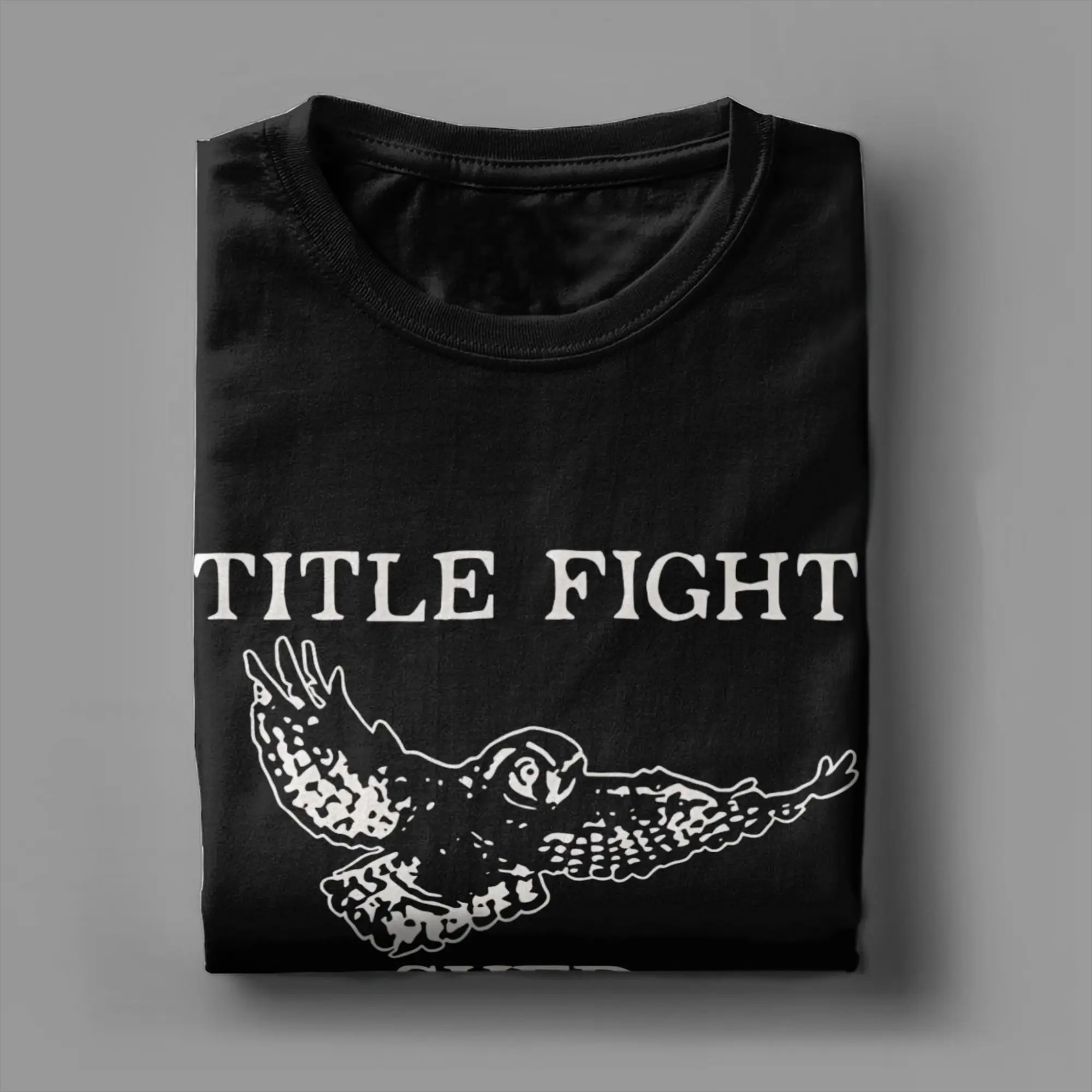 T-shirt da uomo Title Fight Shed Owl T-shirt divertente in cotone T-shirt a maniche corte con collo rotondo 4XL 5XL 6XL - immagine 4