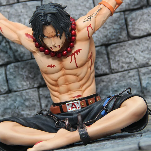 One Piece Portgas D. Ace Figure prigione Impel Down 22cm 4