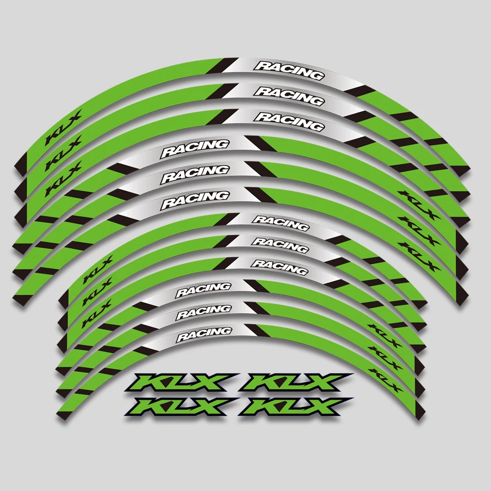 

Motorcycle Accessories Stickers Wheel Hub Reflective Stripe Rim Decals For KAWASAKI KLX250 KLX250S KLX250R KLX 250 250S 250R S R