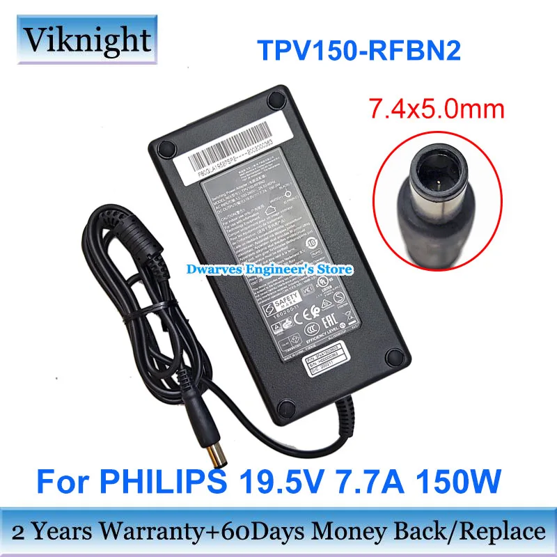 Genuine 19.5v 7.7a 150w Fonte de Alimentação Tpv150-rfbn2 Adaptador ac para Monitor Benq Philips 258b6queb 258b6qu Brilliance Lcd 258b