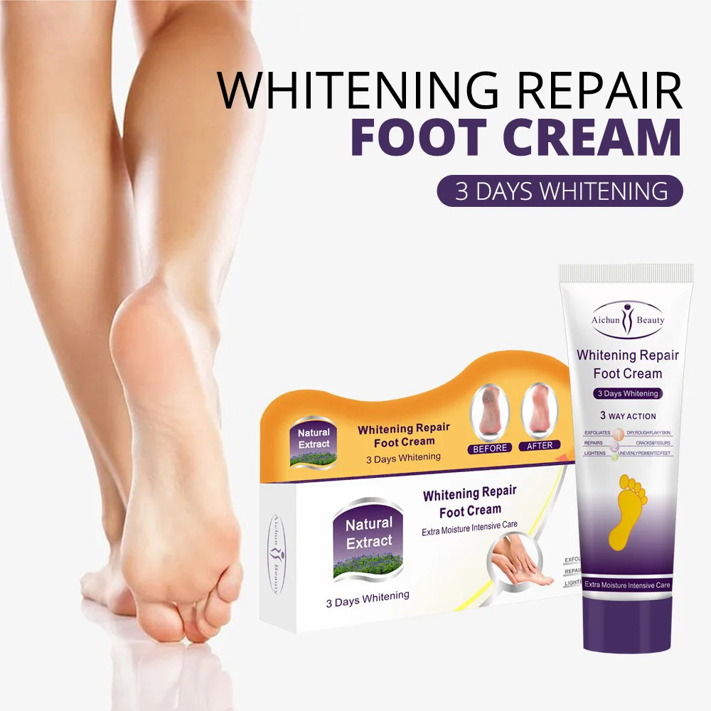 

Aichun 100ml Foot Cream Anti-chafing Remove Dead Skin Moisturizing Anti-crack Whitening Smooth Skin Foot Skincare Product