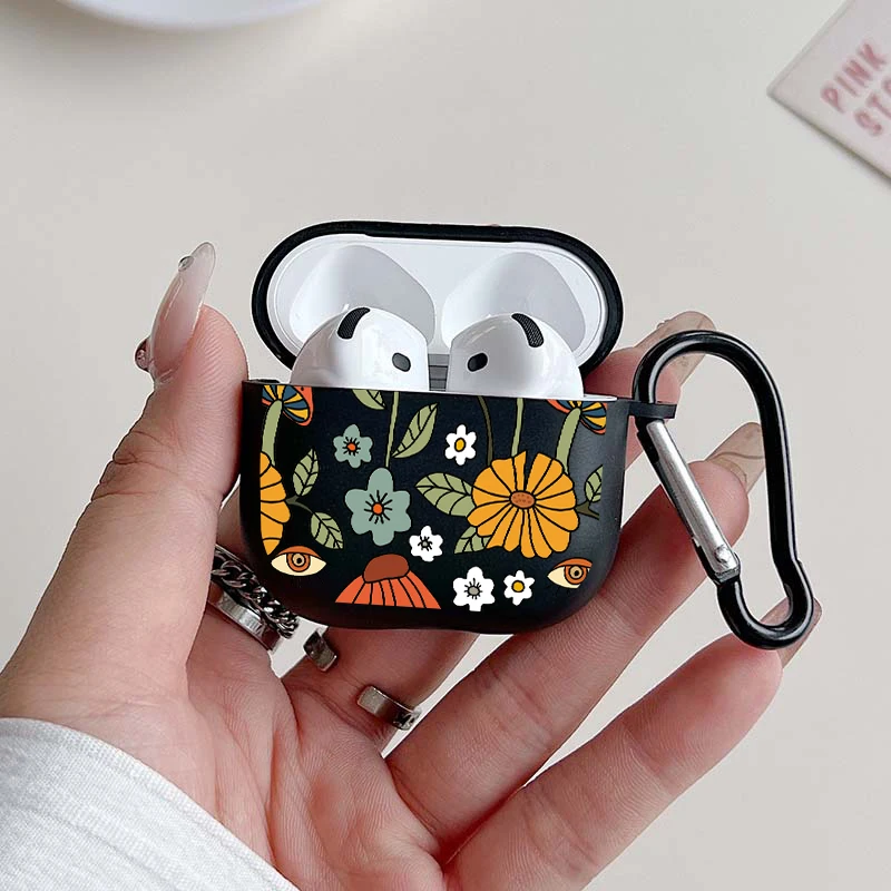 Floral Mushroom Earphones Case for Airpods