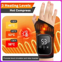 3 Levels of Hot Compress Electric Wrist Protector Hand Wrist Massager Sports Protection Muscle Relaxation Adjustable Wristband 1