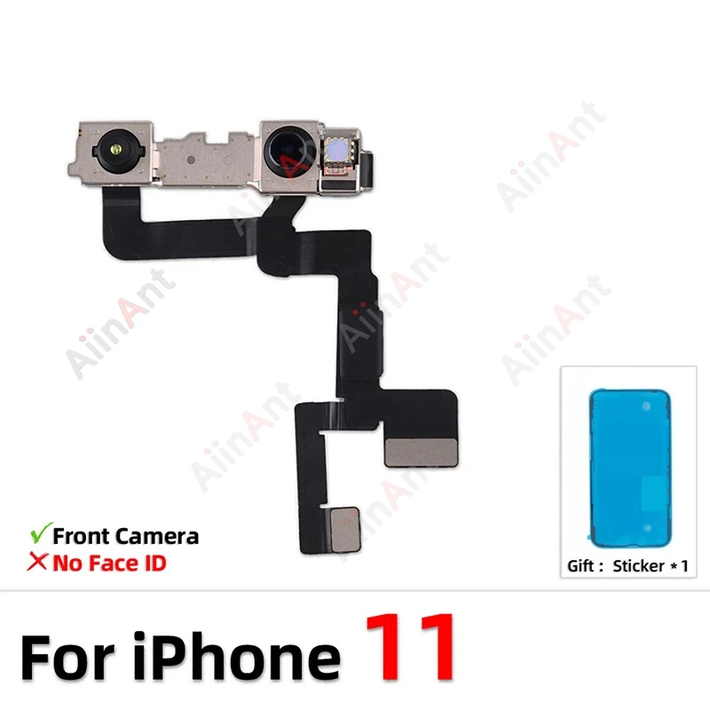 Proximity Light Sensor with Front Camera Flex Cable + Sticker