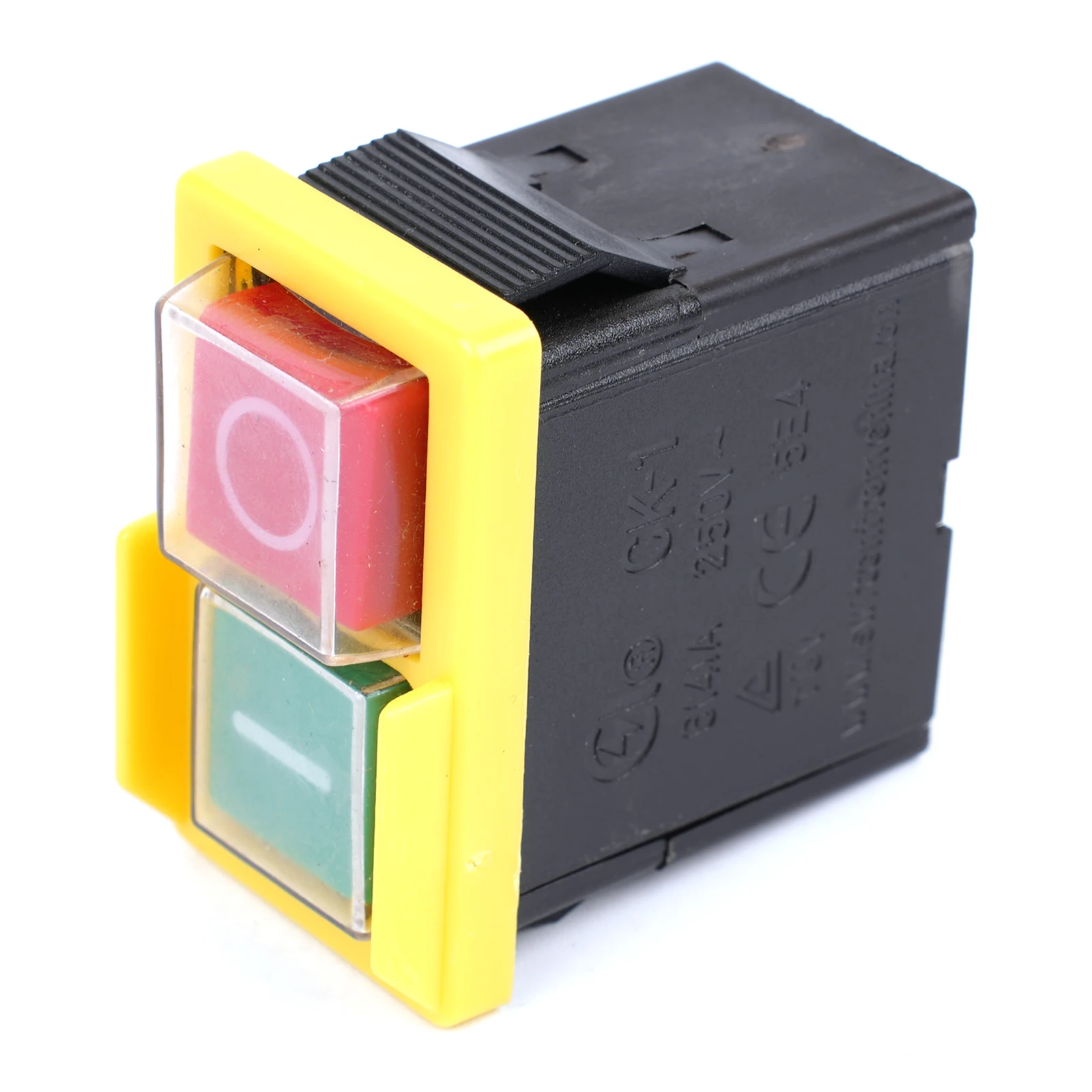 

Safety Switch Waterproof Magnetic Push Button Safety Switch for Machine Saw Cutter Drill On Off (5E4 cycles IP54)