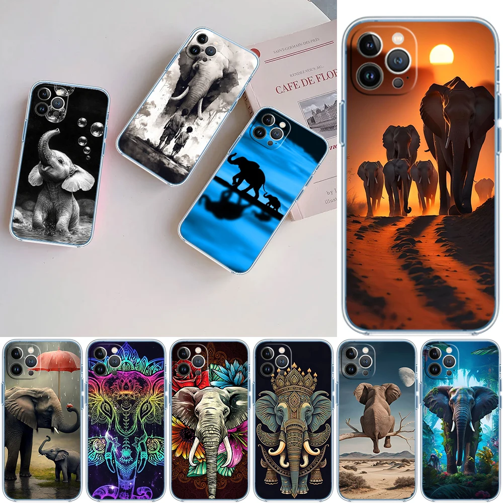 Luxurious Elephant Design Phone Case - QT3 Series