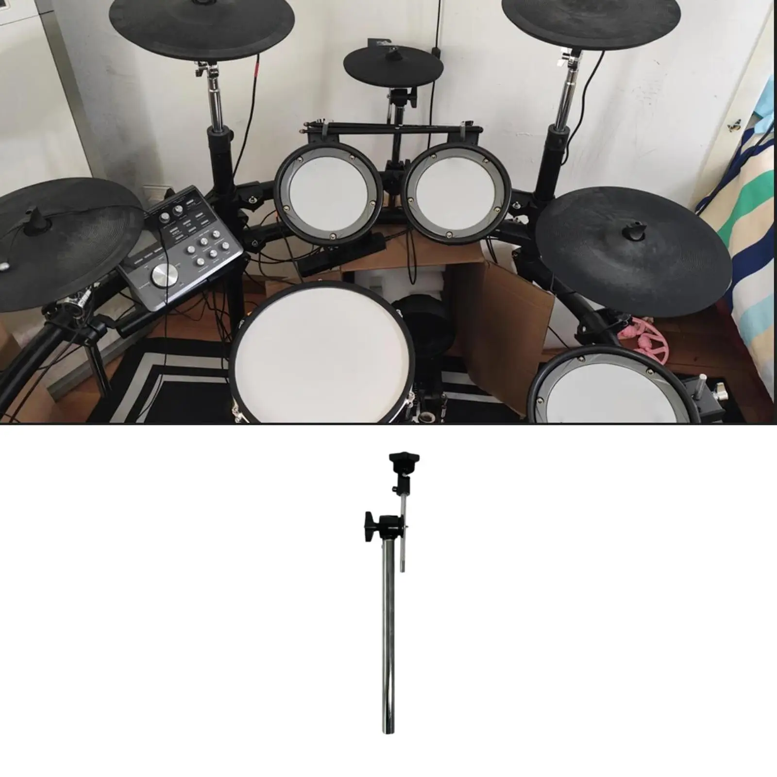 Drum Cymbal Mount Holder Hardware Metal Component Drum Parts Accessories Professional Easy to Install Mounting Arm Attachment