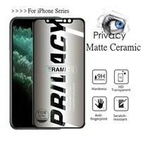1-3PCS HD Matte Weiche Keramik Anti-spy Screen Protector für IPhone 12 Mini IPhone11Pro XS Max X XR 7 8 6 Plus Privatsphäre Film