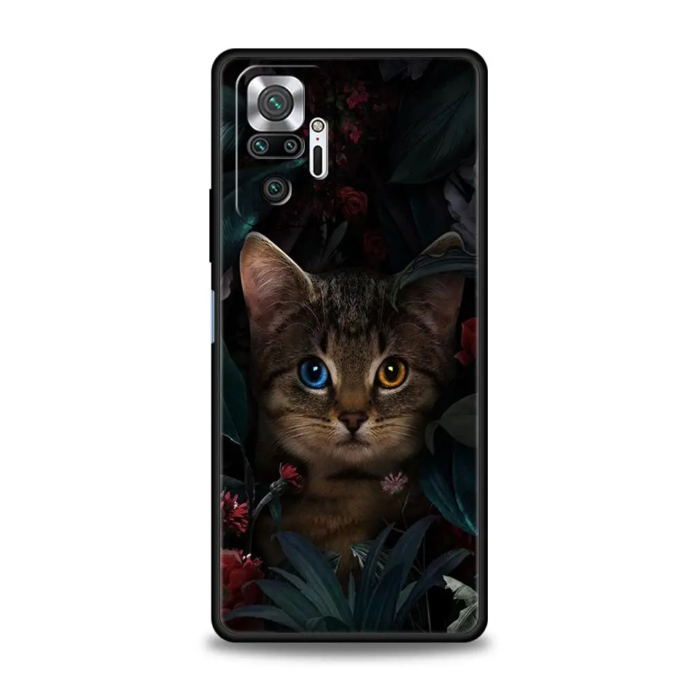 Cute Cartoon Cats Silicone Soft Phone Case - Durable Protective Bumper Cover