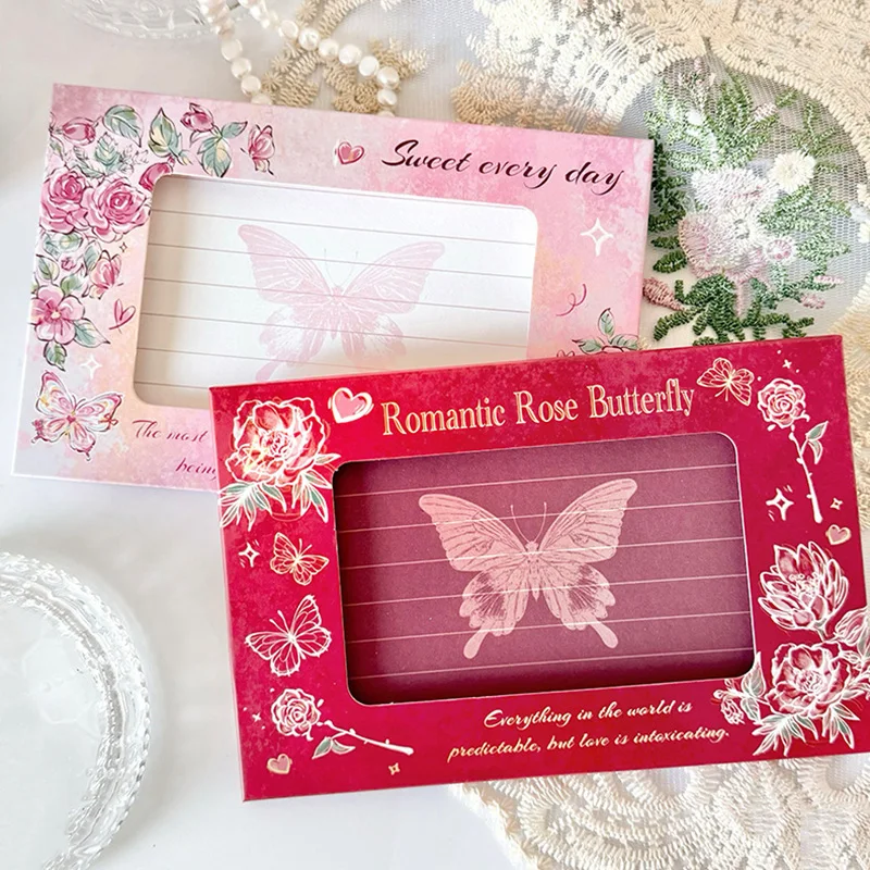 DIY Flame Burning Envelope Creative Gift Greeting Card Students Handmade Envelope Birthday Congratulation Cards Material Package
