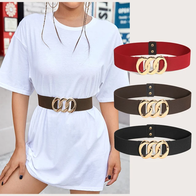 Womens Elastic Belts Dresses  Elastic Waist Belts Dresses - Women Wide  Elastic Waist - Aliexpress