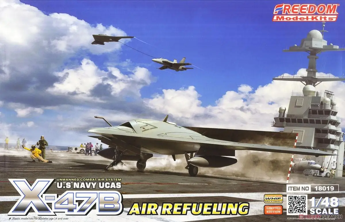 

FREEDOM F18019 1/48 scale U.S Navy UCAS X-47B Air Refueling Model Kit