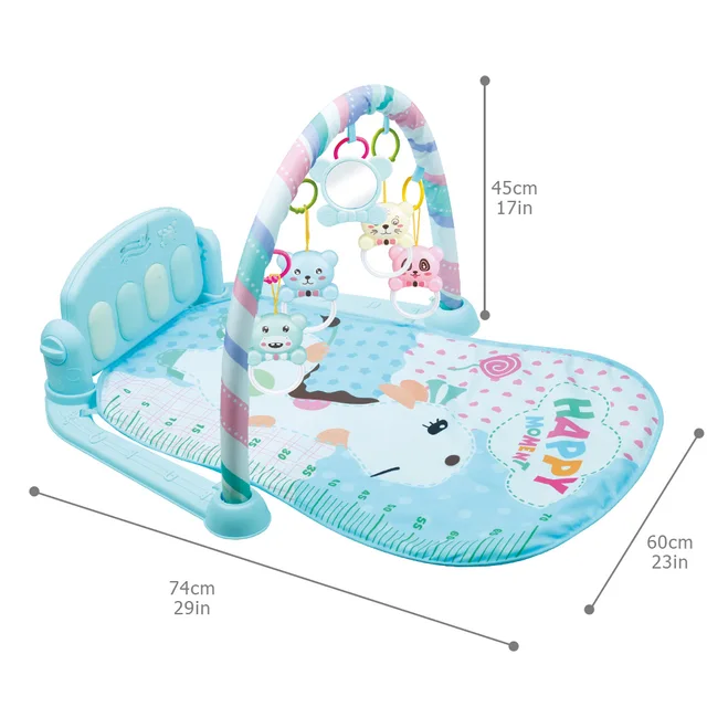 Baby Floor Mat Music Rack Kids Play Rug Puzzle Carpet With Piano Keyboard Early Education Gym Crawling Game Playmat 6