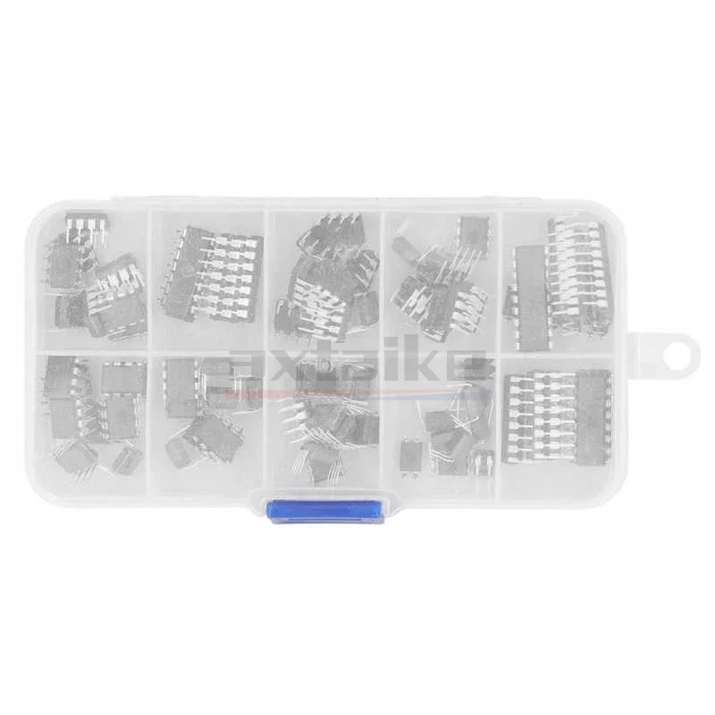 Fockety IC Sortiment 85-teilig - Komplett-Set Mit 10 Verschiedenen Schaltungschips