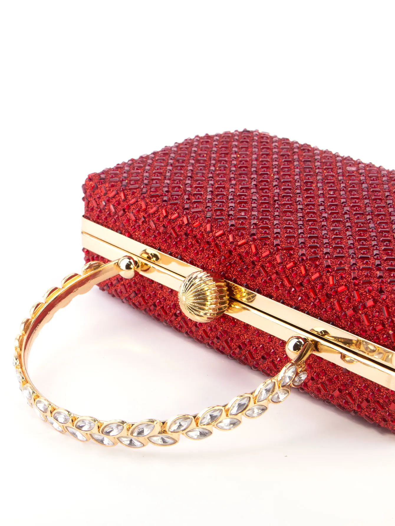 Glamorous,Exquisite,Quiet Luxury Women's Elegant Sparkling Decoration Evening Clutch Bag With Diamond Chain Strap