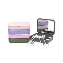 

4Pcs Reusable Cotton Swab Ear Cleaning Cosmetic Silicone Buds Flexible Swabs Sticks for Makeup Lipstick Cleaner Make Up Tools