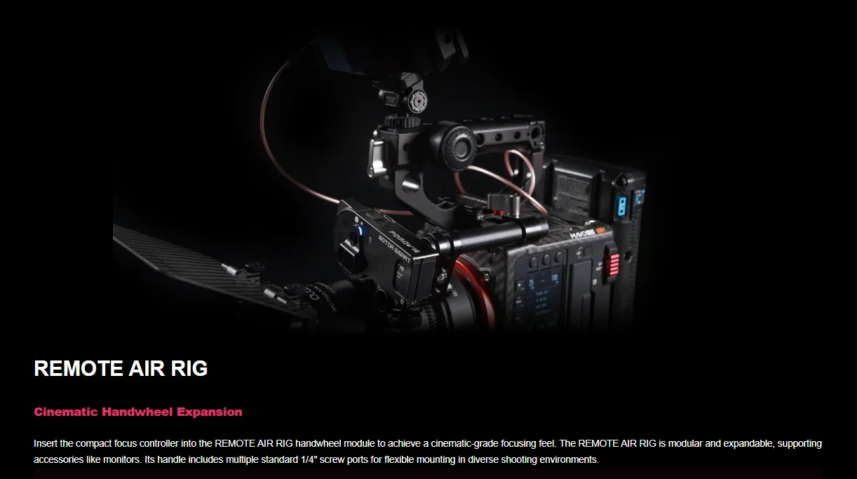 LIVE AIR 4 SMART LiDAR Focus Motor with Stronger Torque, Faster Speed, Long Batt